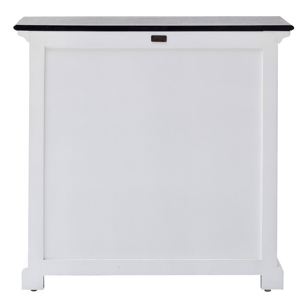 Modern Farmhouse Black And White Accent Cabinet