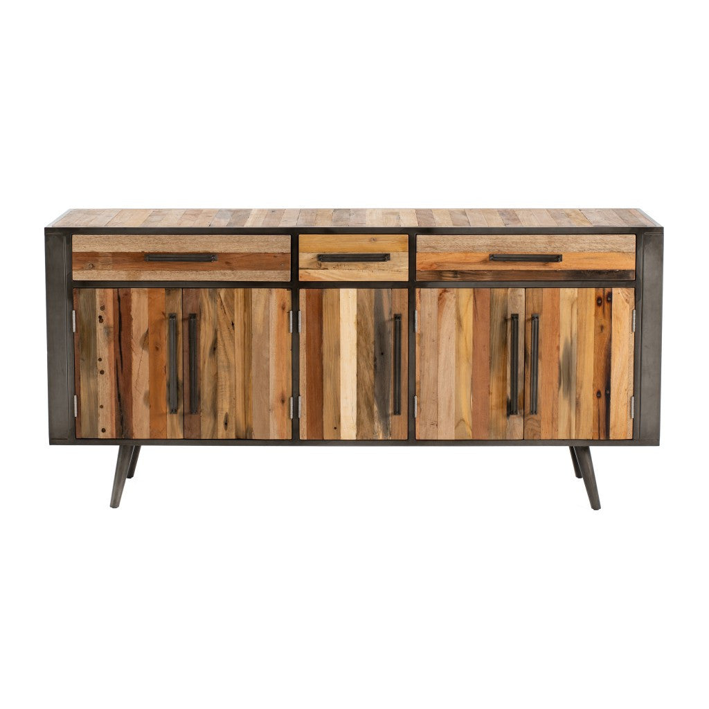 71" Modern Rustic Natural Buffet Server