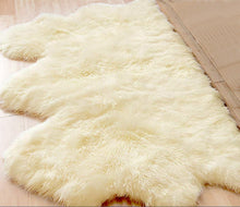3' X 5' Trio Natural Sheepskin Area Rug