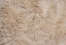 2' X 5' Taupe Natural Rectangular Sheepskin Area Rug