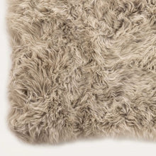 2' X 5' Taupe Natural Rectangular Sheepskin Area Rug
