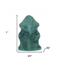 Emerald Faux Fur Solid Color Plush Throw