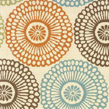 2’X8’ Beige And Blue Medallion Indoor Outdoor Runner Rug