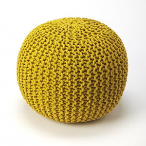 Puf Otomano Cool Mostaza Dorada
