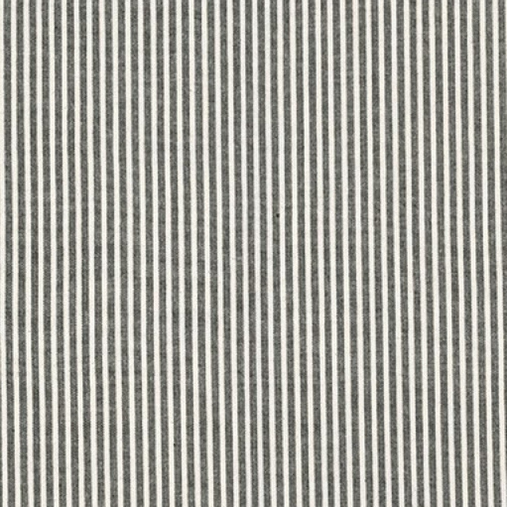 Set Of Eight Leaf Green Stripe Napkins