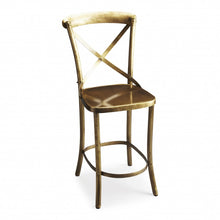 Antique Gold Bar Stool
