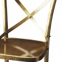 Antique Gold Bar Stool