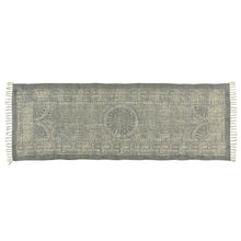 4’ X 6’ Sky Gray Distressed Medallion Area Rug