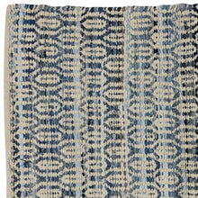 5’ X 8’ Blue And Gray Ogee Area Rug
