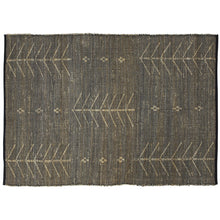 4’ X 6’ Black Distressed Tribal Area Rug