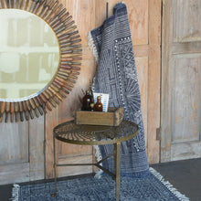 4’ X 6’ Blue And Ivory Batik Area Rug