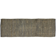 4’ X 6’ Black Distressed Tribal Area Rug