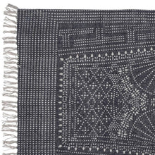 4’ X 6’ Blue And Ivory Batik Area Rug