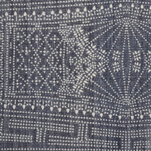 2' X 3' Blue And Ivory Batik Scatter Rug
