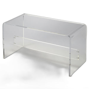 Modern Chic Acrylic Bench