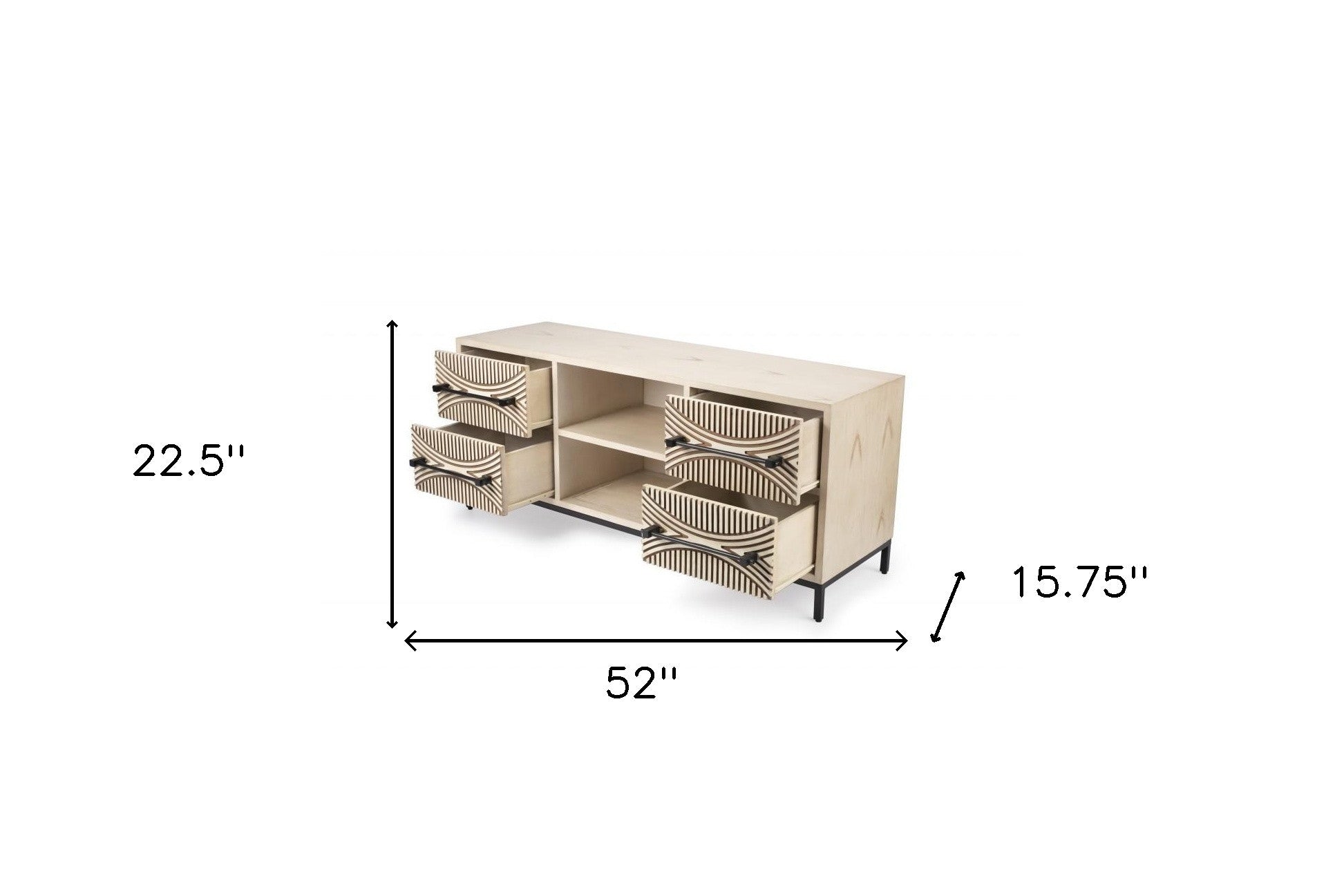 Dalvin 4 Drawers  Tv Stand