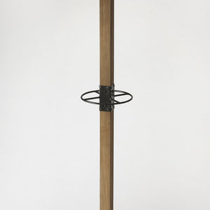 Logan Square Rustic Brown Coat Rack Tree