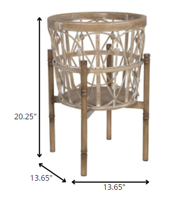 Bohemian Bamboo Plant Stand