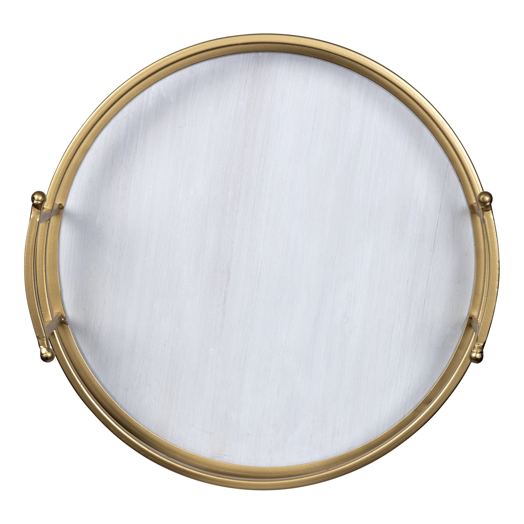 Farmhouse Style Gold Decorative Tray