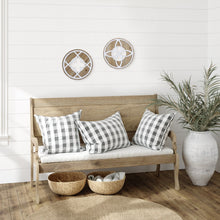 Rustic Two Tone Round Wall Decor