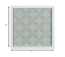 Framed Beige And Green Wall Art