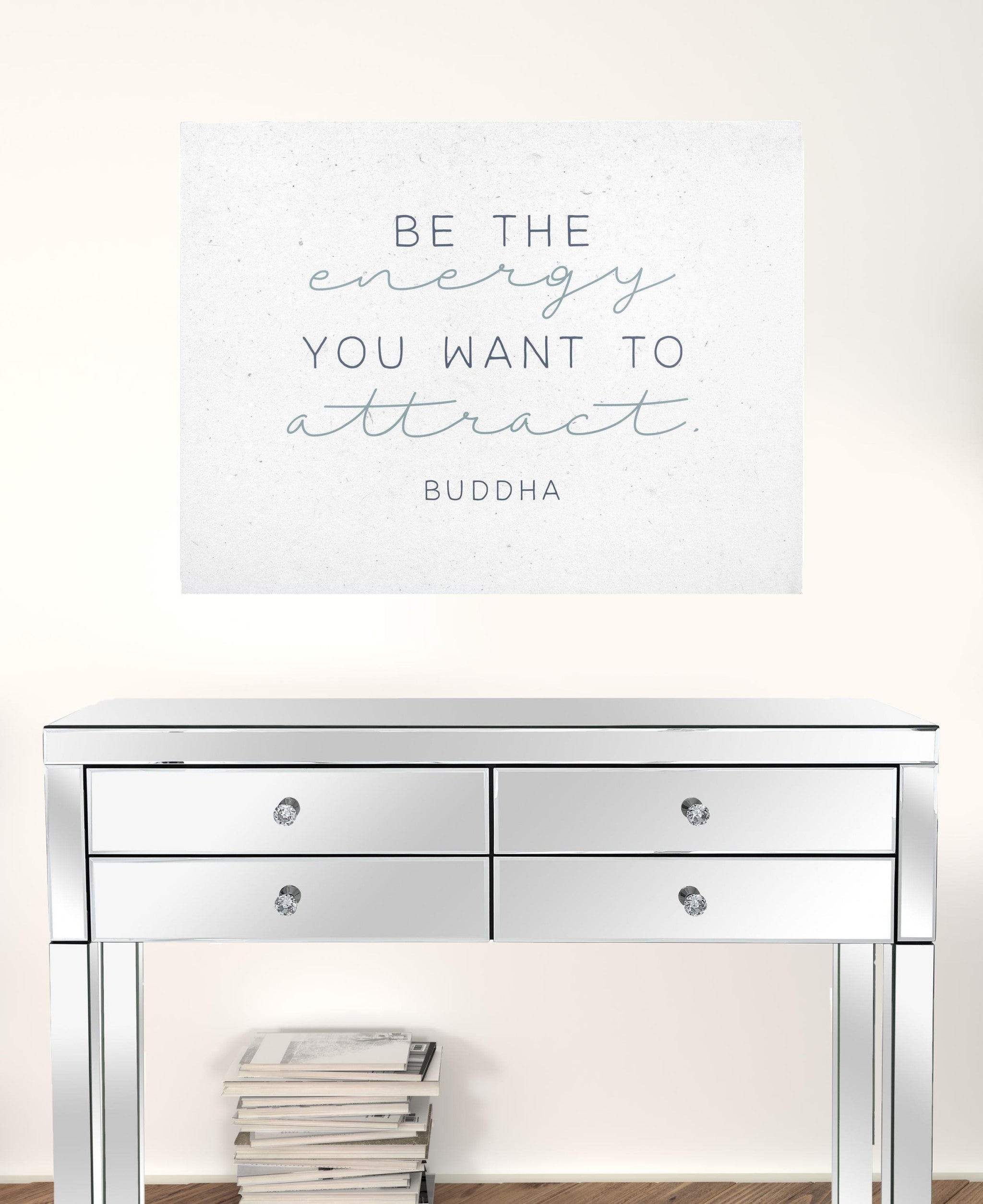 Farmhouse Style Be The Energy Quote Wall Decor