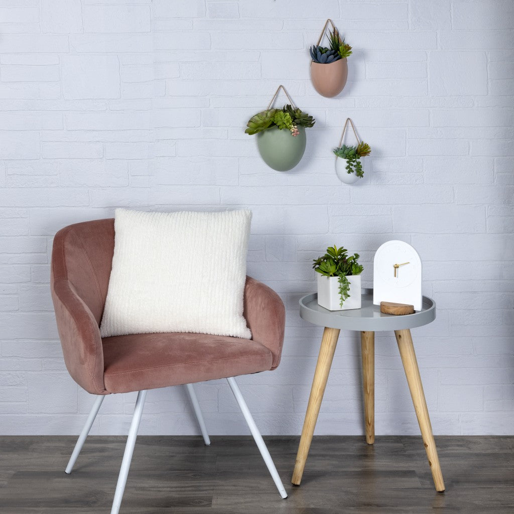 Ceramic Green Hanging Planter