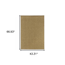 2’X8’ Solid Tan Indoor Outdoor Runner Rug