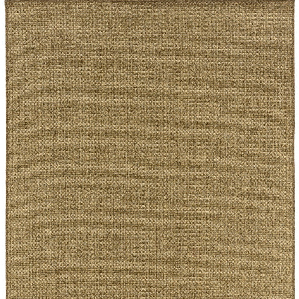 2’X8’ Solid Tan Indoor Outdoor Runner Rug