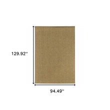 2’X8’ Solid Tan Indoor Outdoor Runner Rug