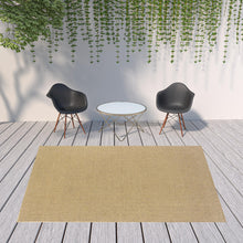 2’X8’ Solid Sand Beige Indoor Outdoor Runner Rug