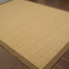 5’X8’ Beige And Brown Plain Indoor Outdoor Area Rug