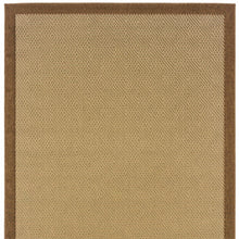 5’X8’ Beige And Brown Plain Indoor Outdoor Area Rug