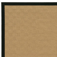 Beige And Black Plain Indoor Outdoor Runner Rug - 2’ x 8’
