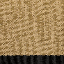 Beige And Black Plain Indoor Outdoor Runner Rug - 2’ x 8’