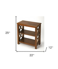 Vance Olive Ash Burl Bookcase