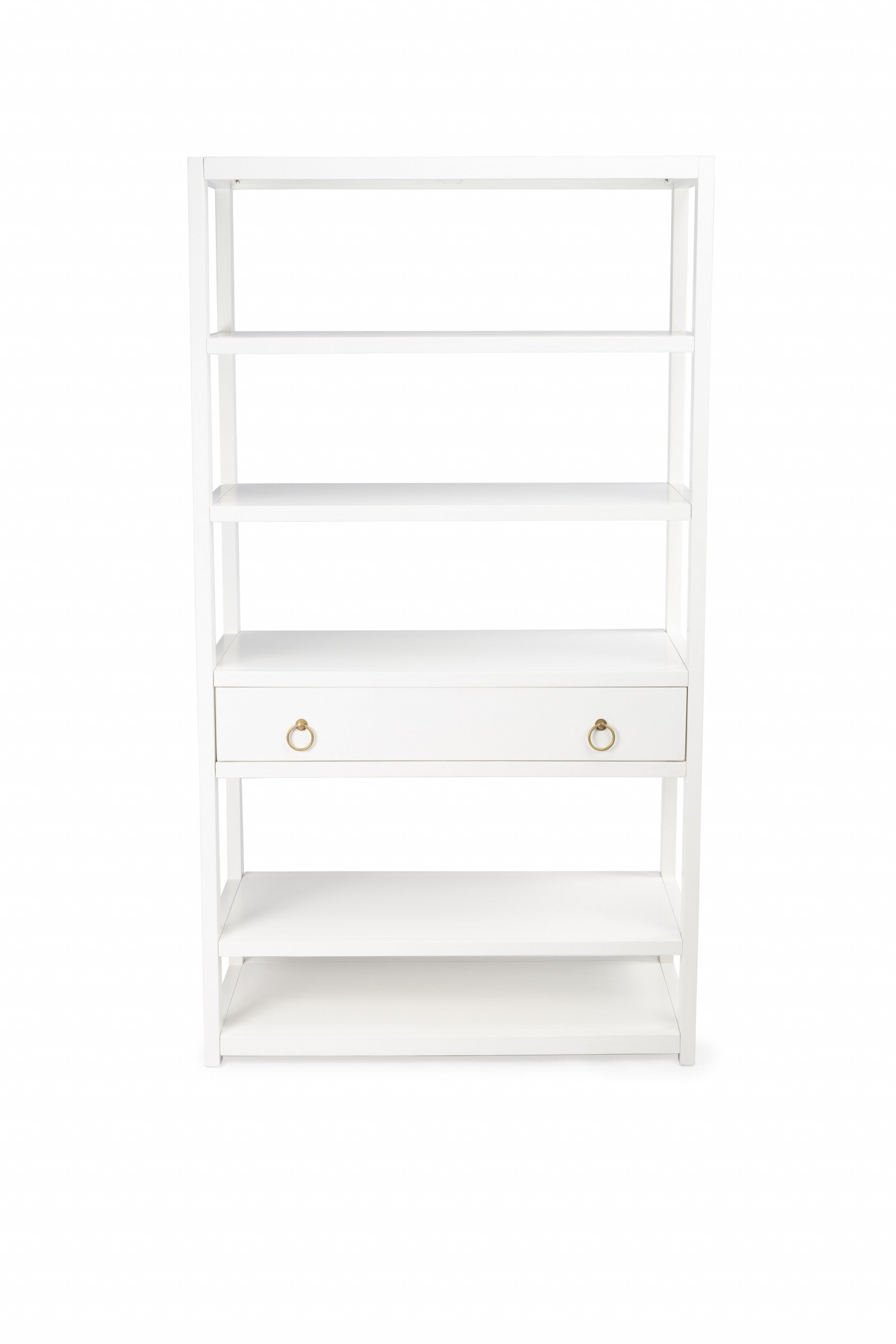 Lark White Bookshelf