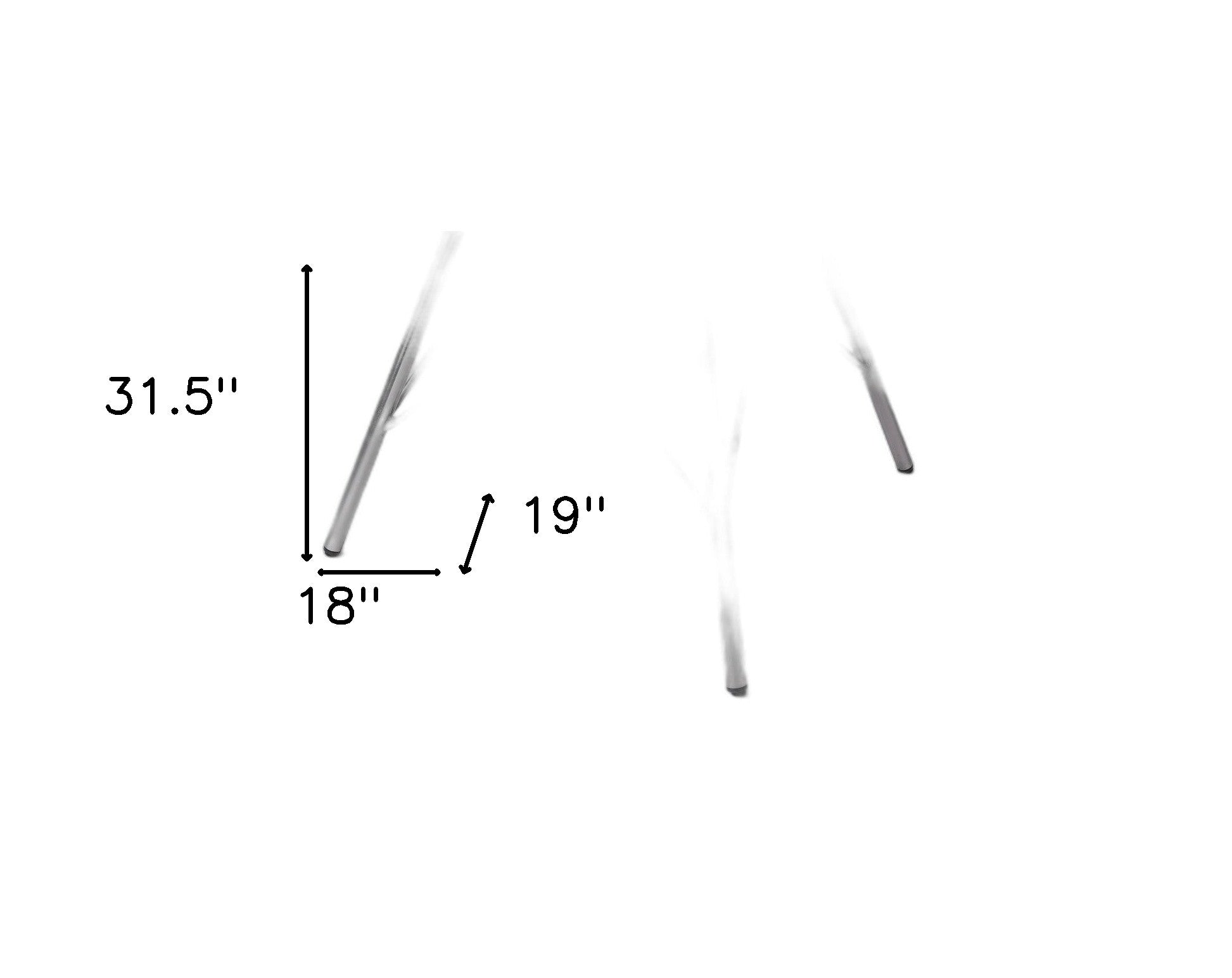 White Leather Accent Chair