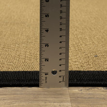 2’X8’ Beige And Black Plain Indoor Outdoor Runner Rug