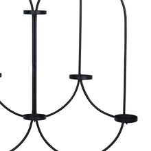 Matte Black Tea Light Holder Wall Decor