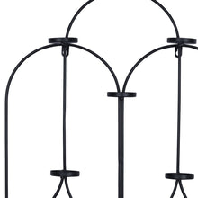 Matte Black Tea Light Holder Wall Decor