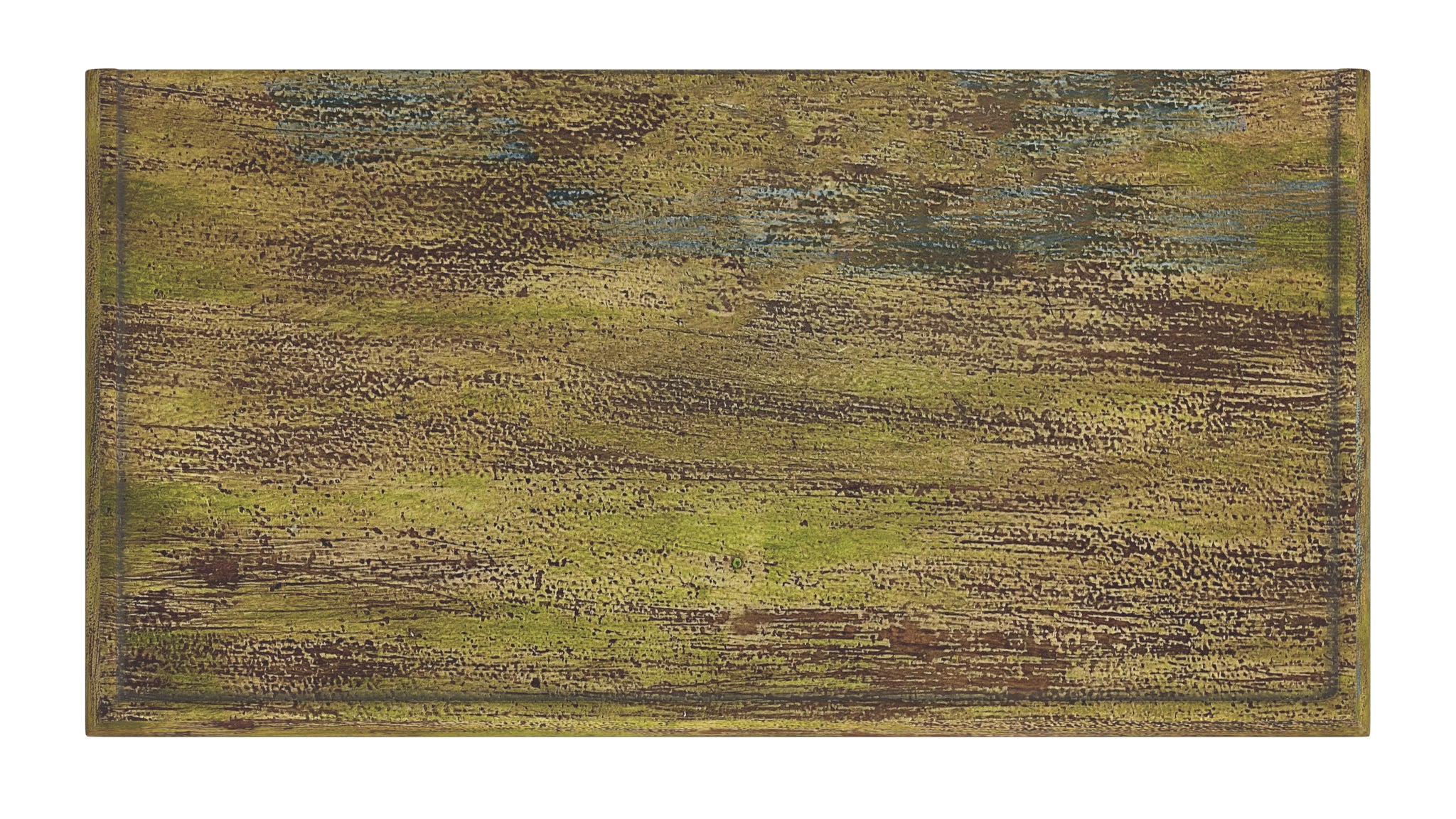 Mesa Carved Wooden Trunk Coffee Table