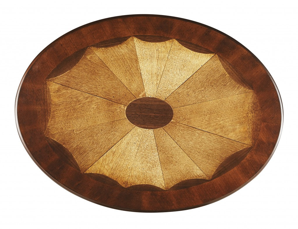 傳統櫻桃橢圓形裝飾桌