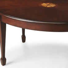 Traditional Cherry Oval Coffee Table