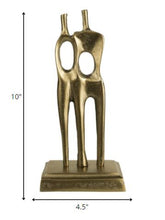 Contemporary Gold Statue Decor