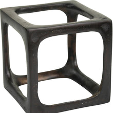 Petite Cast Aluminum Square Sculpture