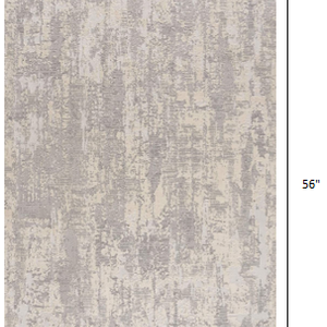 3’ X 5’ Gray Metro Modern Abstract Area Rug