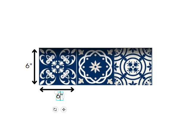 4" X 4" The Night Sky Mosaic Peel And Stick Removable Tiles