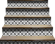 Dark Gray And White Coli Peel And Stick Tiles - 4