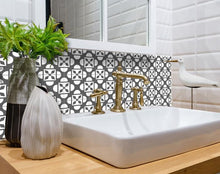 Dark Gray And White Coli Peel And Stick Tiles - 4